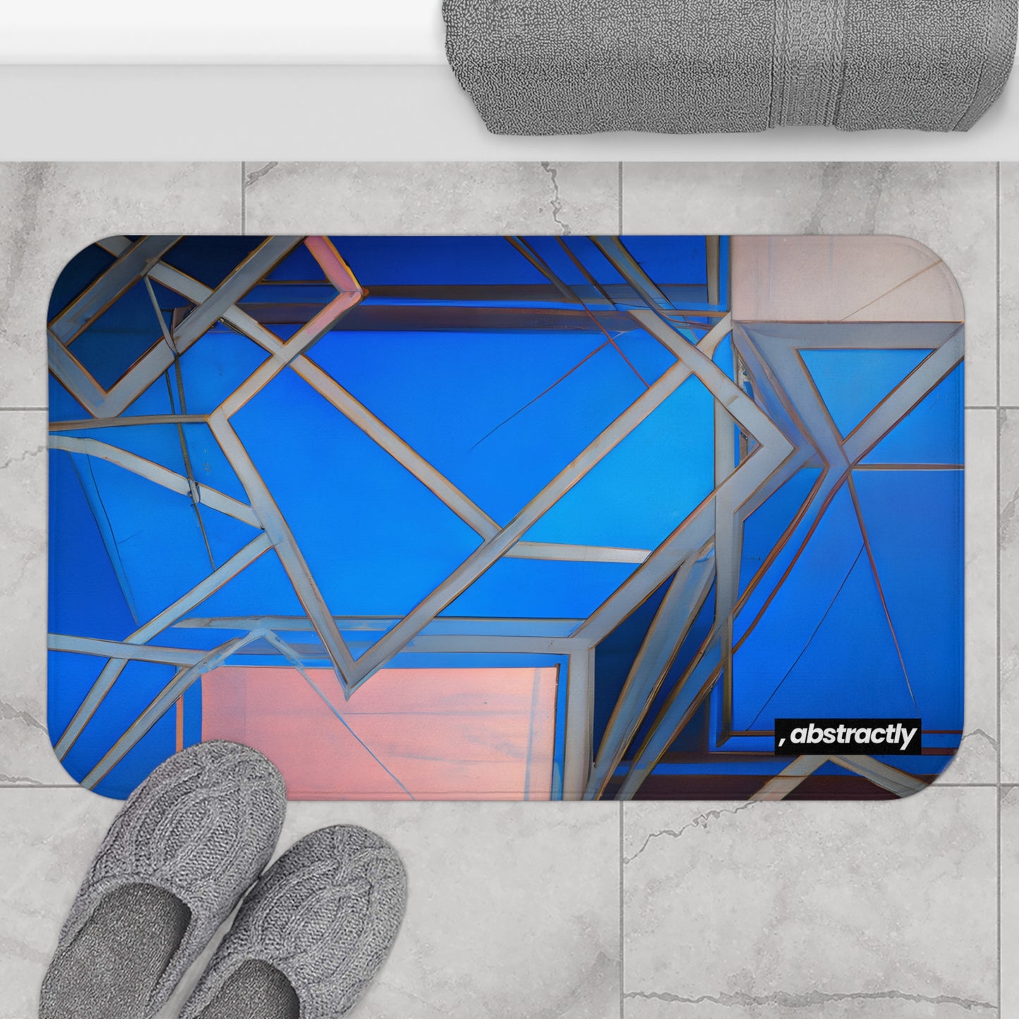 Jean Leventhal - Air Resistance Force, Abstractly - Bath Mat