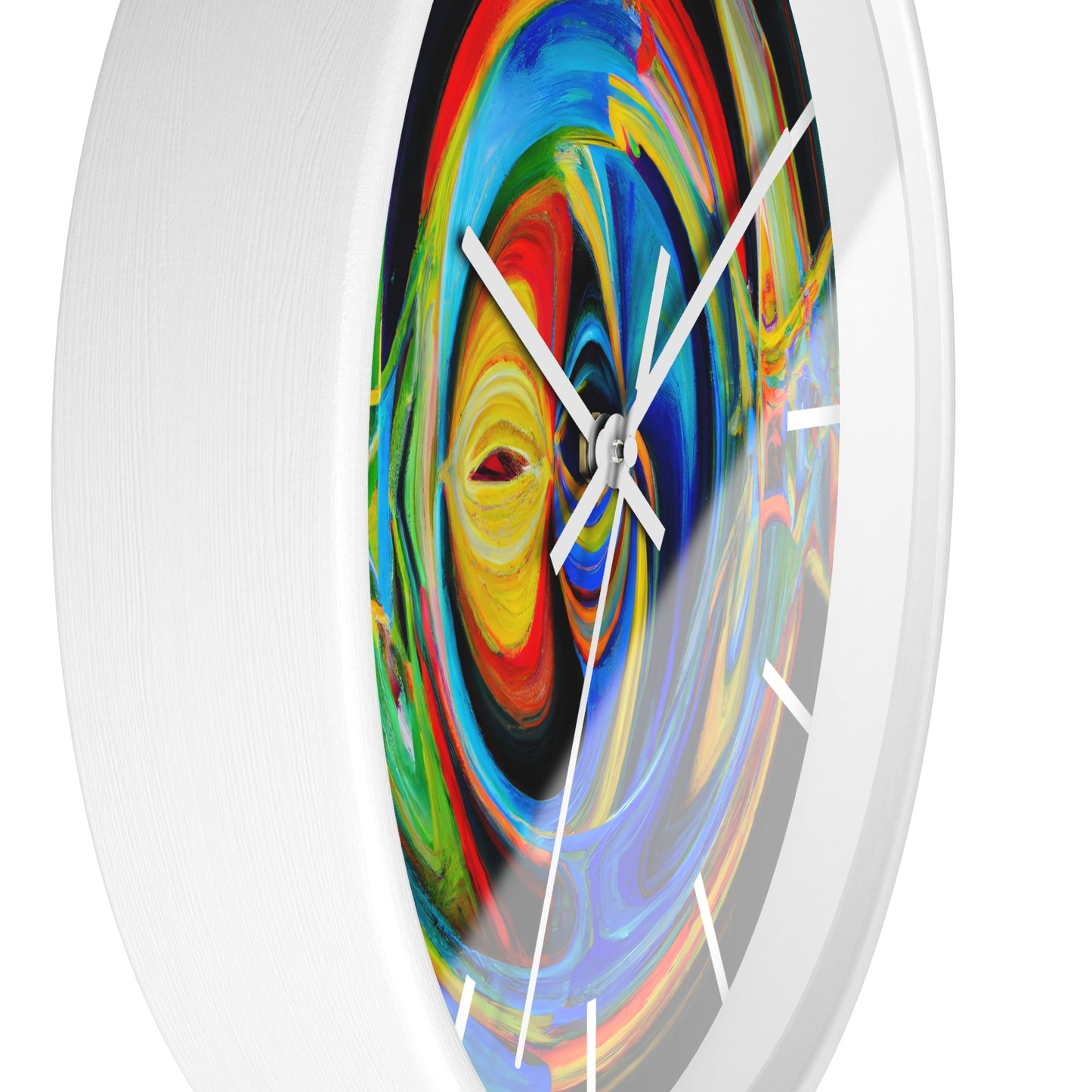 Clarence Strickland - Electric Force, Abstractly - Wall Clock