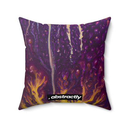 Luminous Etherium - Chemistry, Abstractly - Faux Suede Throw Pillow