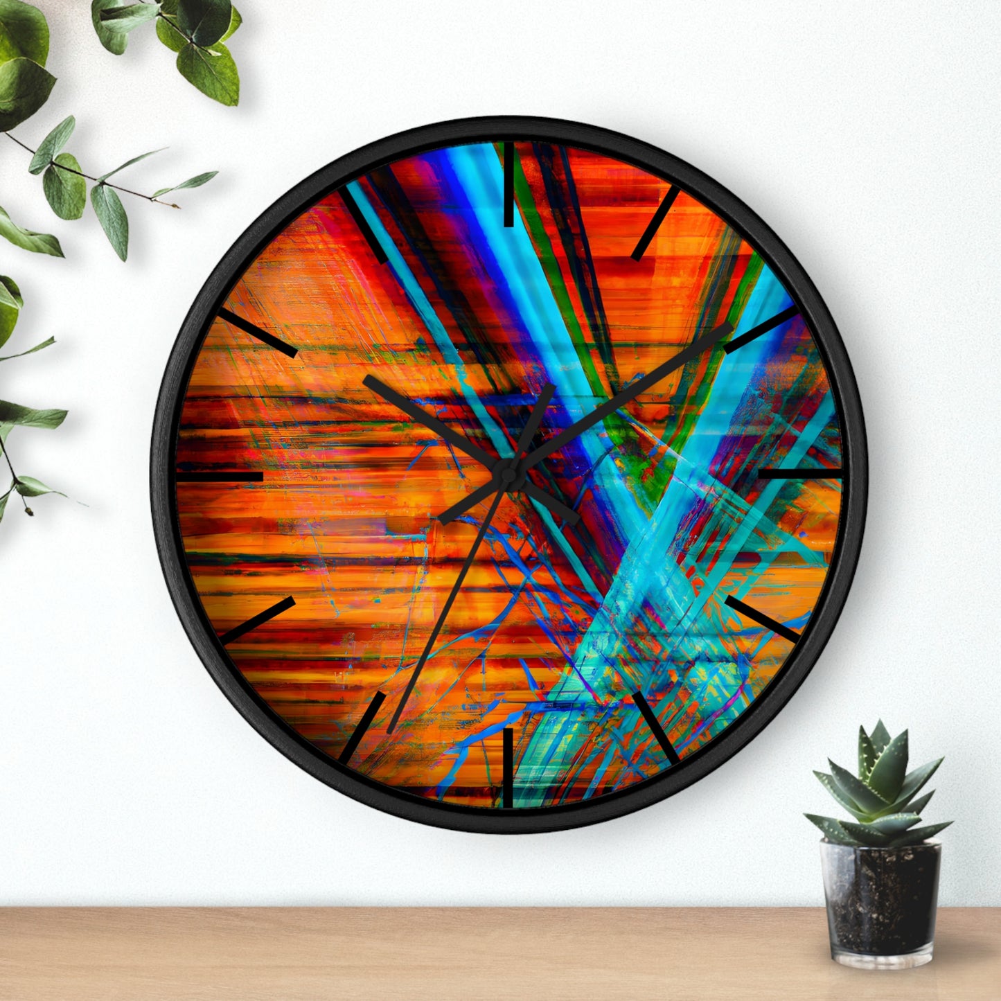 Anastasia Finkelstein - Electromagnetic Force, Abstractly - Wall Clock