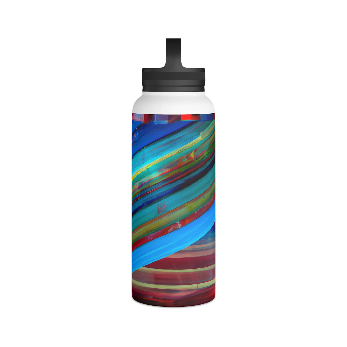 Elise Hofmann - Strong Force, Abstractly - Stainless Steel Water Bottle