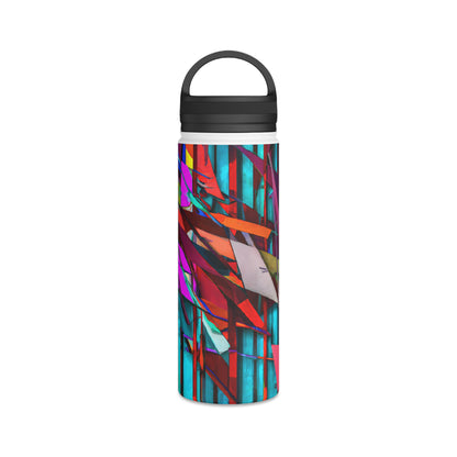 Iris Leonard - Electric Force, Abstractly - Stainless Steel Water Bottle