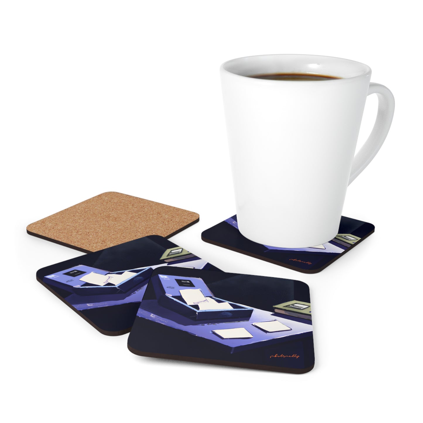 Vanguard Trust - Accounts Payable, Abstractly - Corkwood Coaster Set of 4