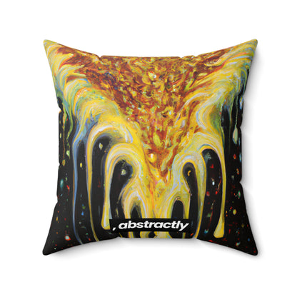 Shoadium Fluxite - Chemistry, Abstractly - Faux Suede Throw Pillow