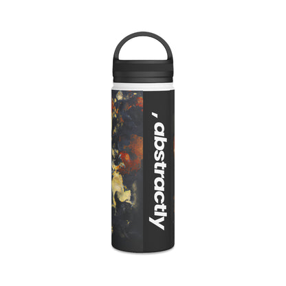 Neonexium Crystal - Chemistry, Abstractly - Stainless Steel Water Bottle