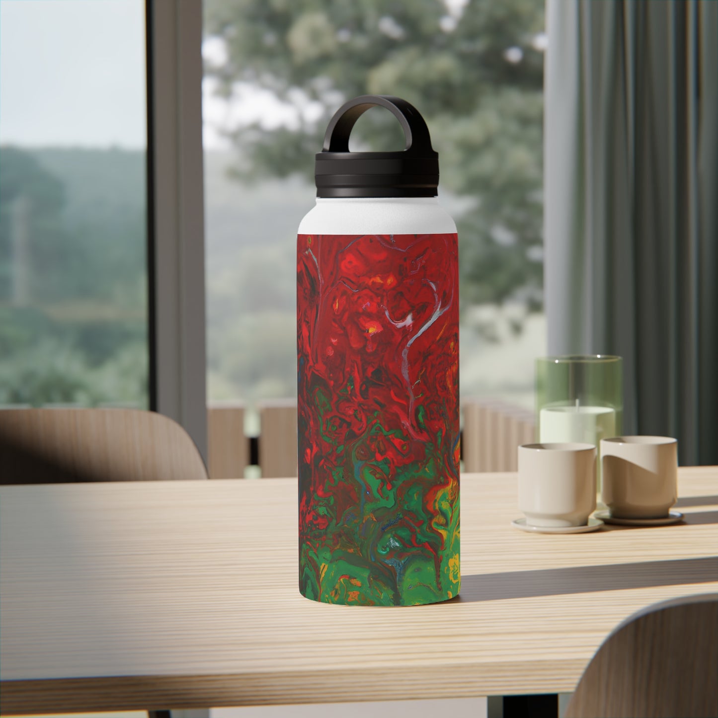 Ionisperse - Chemistry, Abstractly - Stainless Steel Water Bottle