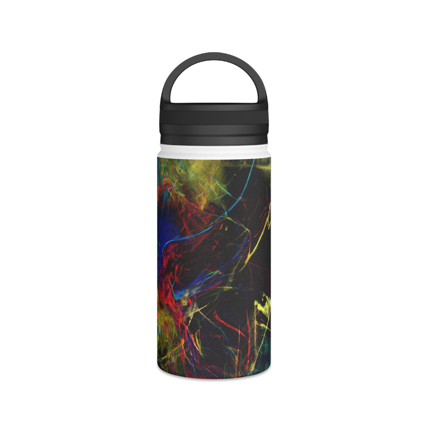 Connie Valdez - Electric Force, Abstractly - Stainless Steel Water Bottle