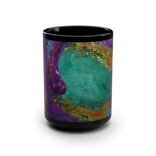 Starfire Aluminide - Chemistry, Abstractly - Black Ceramic Mug 15oz