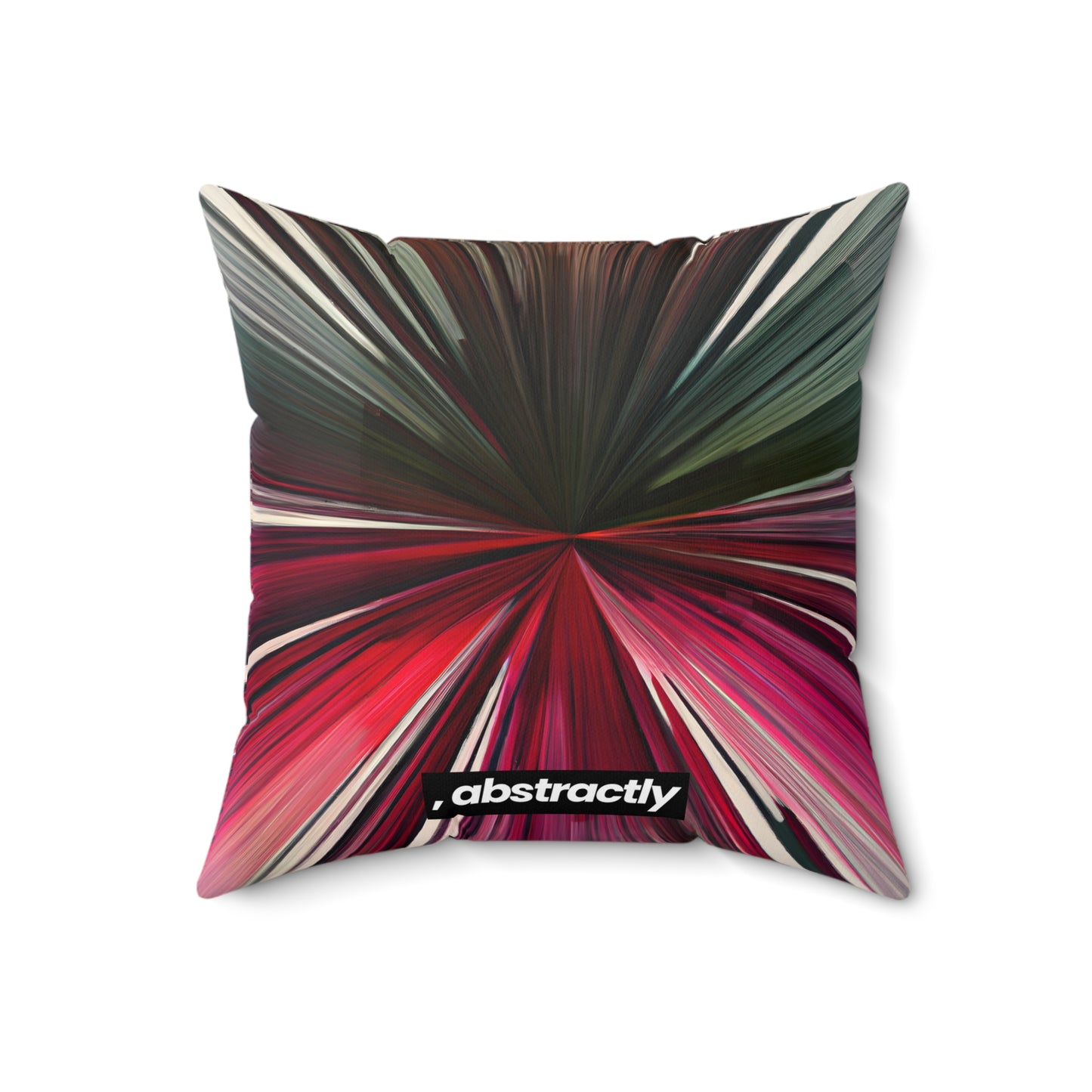 Lorenzo Mancini - Spring Force, Abstractly - Faux Suede Throw Pillow