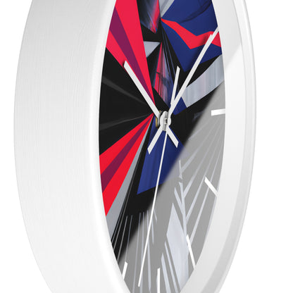 Helena Bruchner - Magnetic Force, Abstractly - Wall Clock