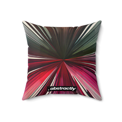 Lorenzo Mancini - Spring Force, Abstractly - Faux Suede Throw Pillow