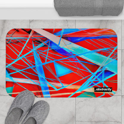 Darlene Roessler - Electric Force, Abstractly - Bath Mat