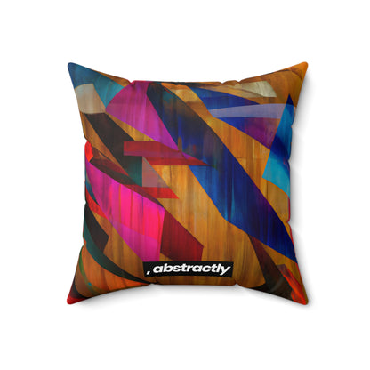 Mildred Thompson - Weak Force, Abstractly - Faux Suede Throw Pillow