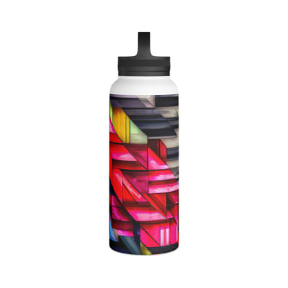 Ruth Rosenfield - Applied Force, Abstractly - Stainless Steel Water Bottle