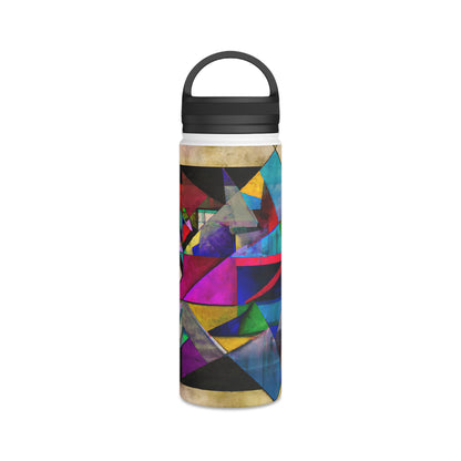 Lena Hartmann - Gravity Force, Abstractly - Stainless Steel Water Bottle