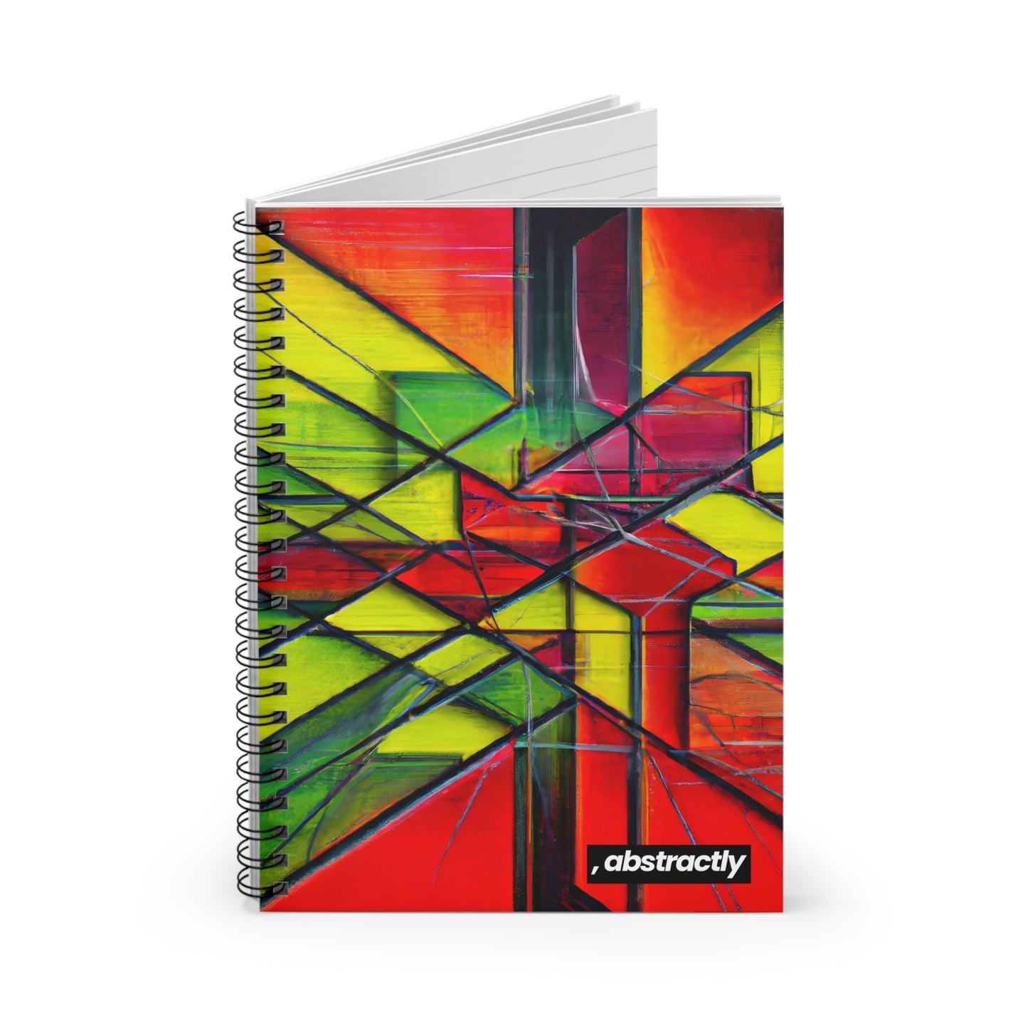 Rosalind Munroe - Electric Force, Abstractly - Spiral Notebook