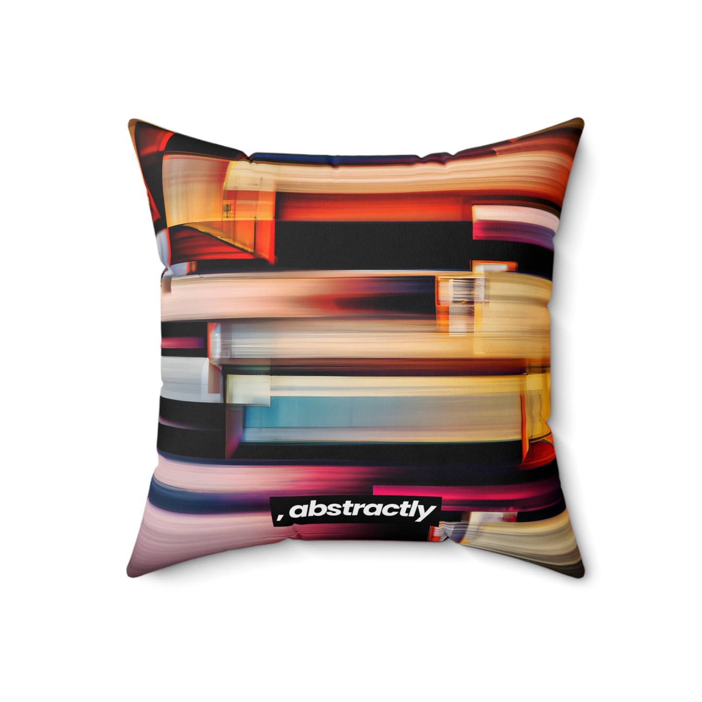 Harold Bloomfield - Strong Force, Abstractly - Faux Suede Throw Pillow