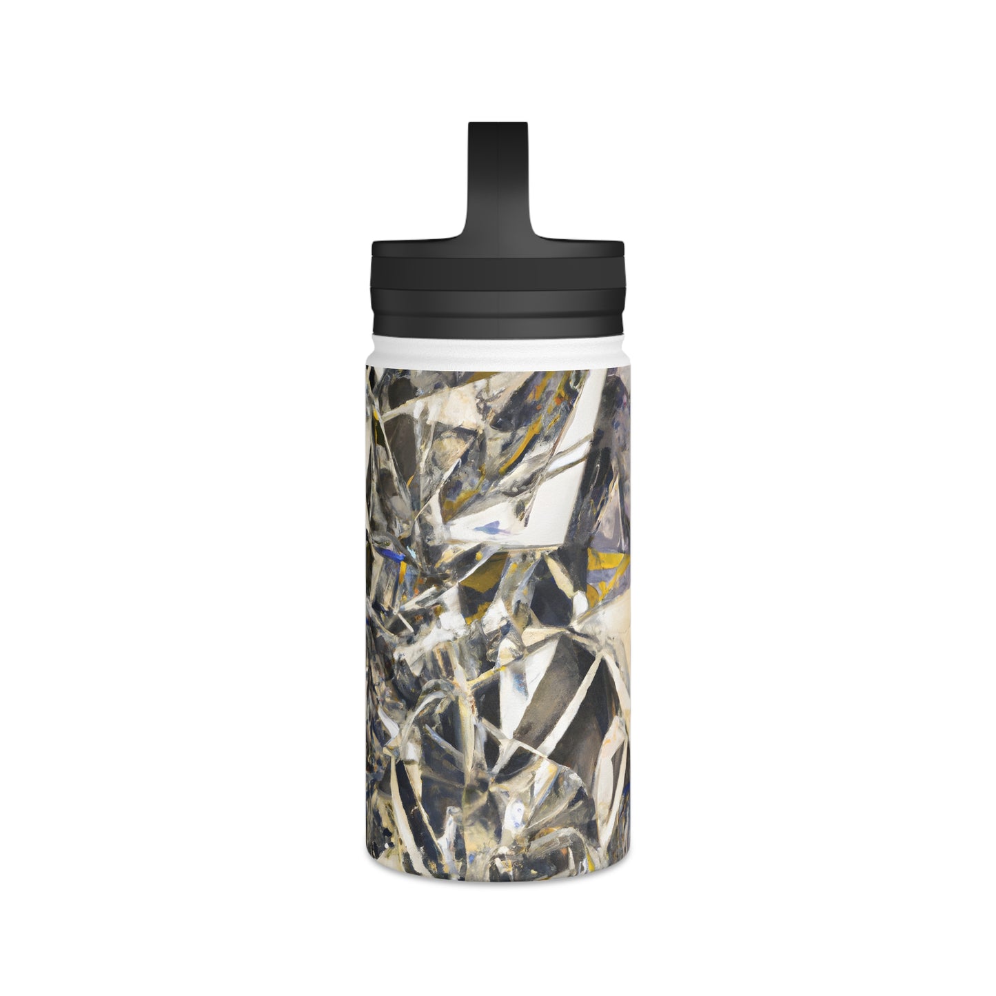 Donald Simmons - Friction Force, Abstractly - Stainless Steel Water Bottle