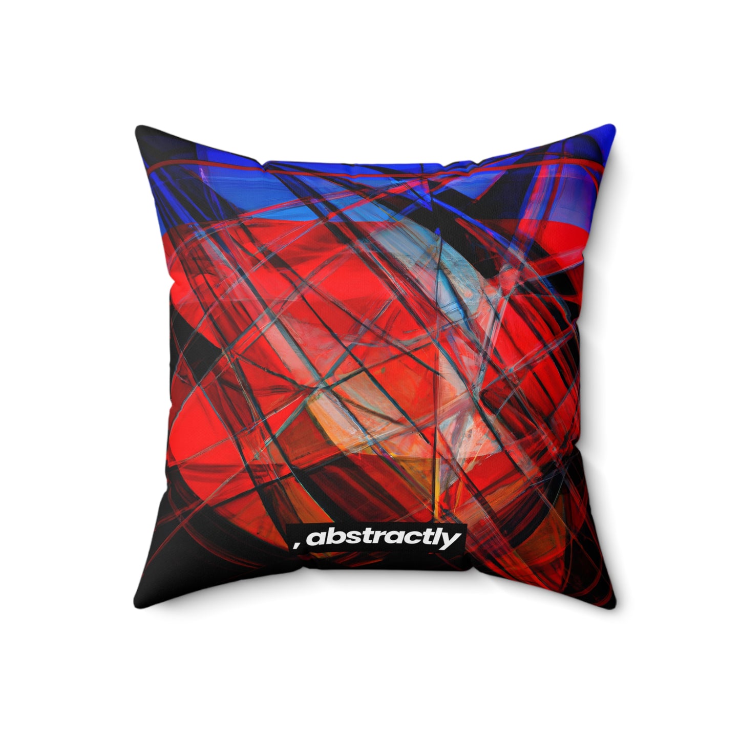 Samuel Wexler - Air Resistance Force, Abstractly - Faux Suede Throw Pillow