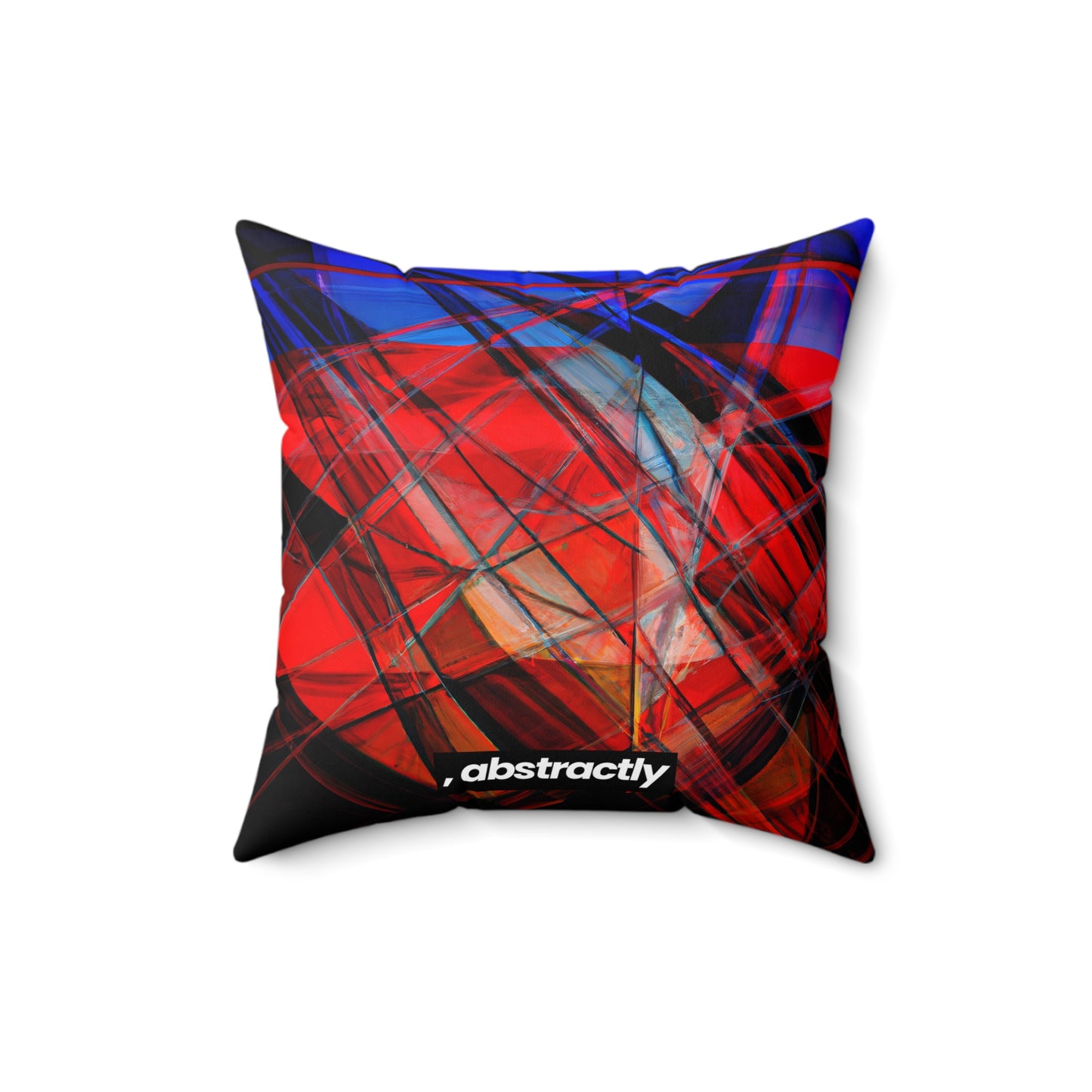 Samuel Wexler - Air Resistance Force, Abstractly - Faux Suede Throw Pillow