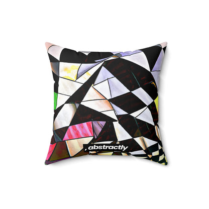 Emmett Baines - Tension Force, Abstractly - Faux Suede Throw Pillow