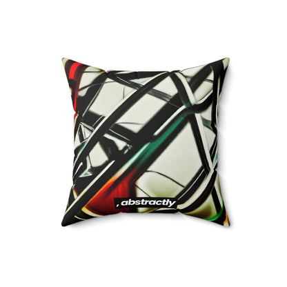 James Fenton - Applied Force, Abstractly - Faux Suede Throw Pillow