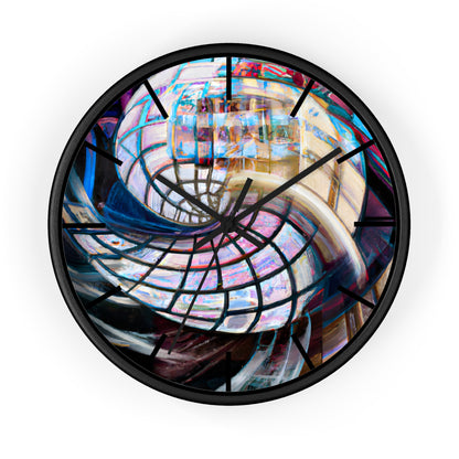 Margaret Haversham - Gravity Force, Abstractly - Wall Clock