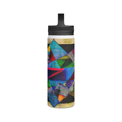 Lena Hartmann - Gravity Force, Abstractly - Stainless Steel Water Bottle