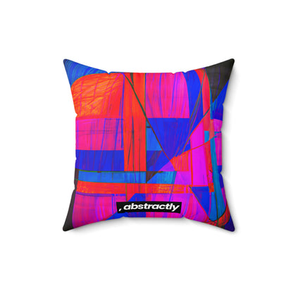 Arthur Blackwood - Normal Force, Abstractly - Faux Suede Throw Pillow