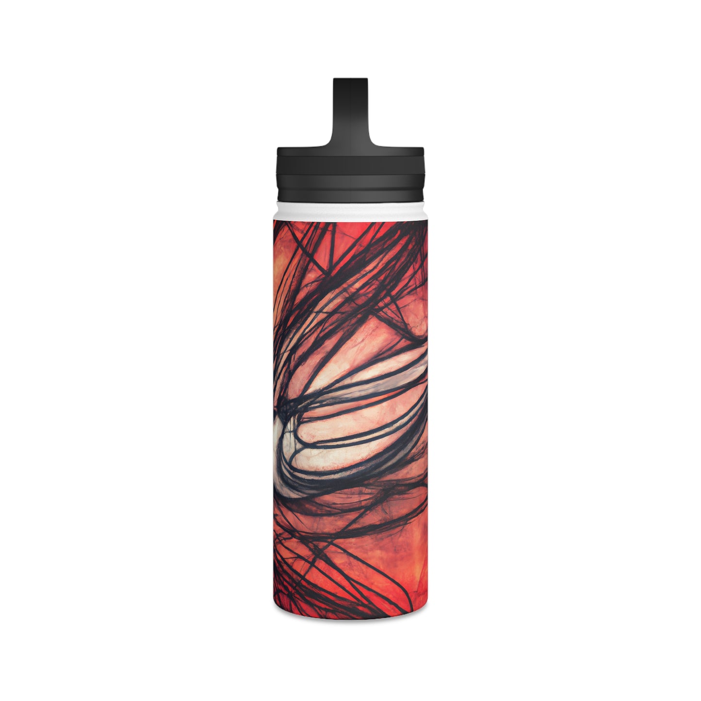 Clarence Buerkett - Electromagnetic Force, Abstractly - Stainless Steel Water Bottle