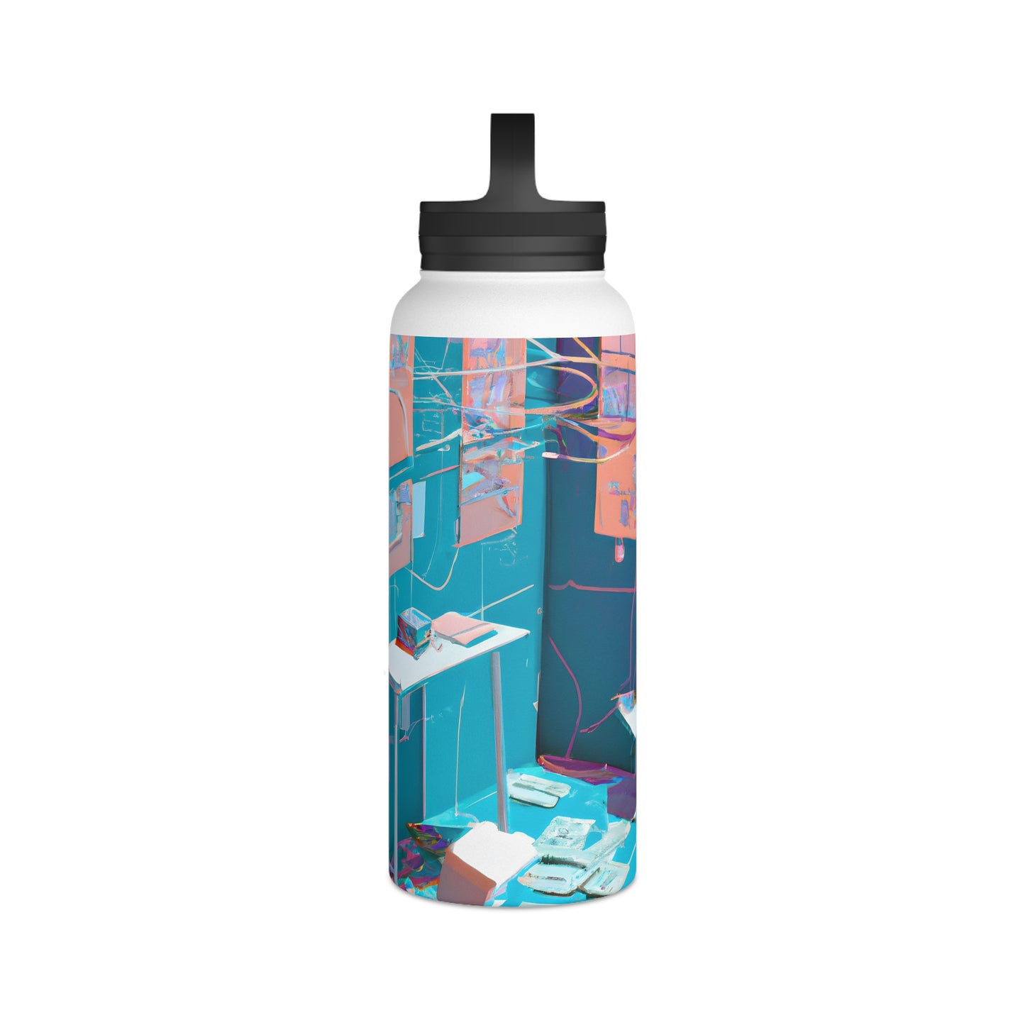 SilverPeak Finance - Cash Flow, Abstractly - Stainless Steel Water Bottle