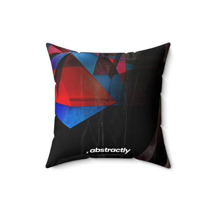 Gladys Stone - Friction Force, Abstractly - Faux Suede Throw Pillow