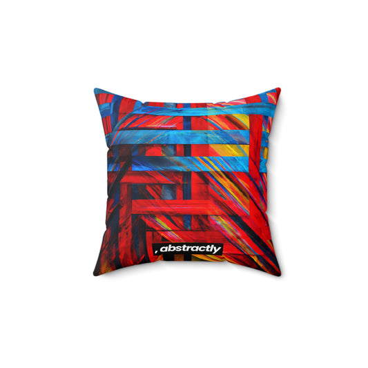 Maria Steinberg - Gravity Force, Abstractly - Faux Suede Throw Pillow