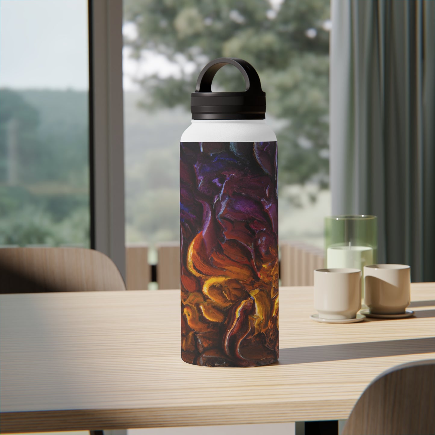 Galactonium Oxide - Chemistry, Abstractly - Stainless Steel Water Bottle