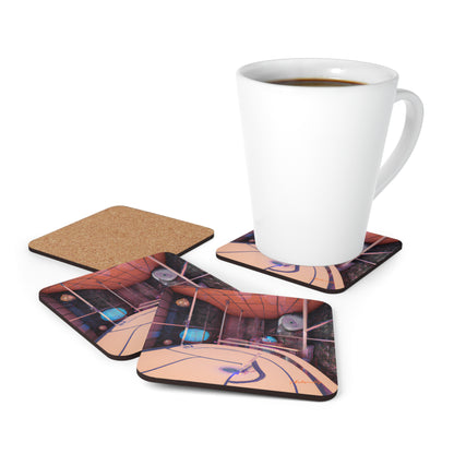 Spectrum Finance - Principle, Abstractly - Corkwood Coaster Set of 4