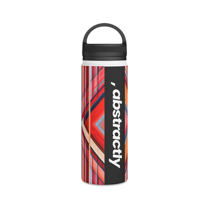 Irene Strauss - Electric Force, Abstractly - Stainless Steel Water Bottle