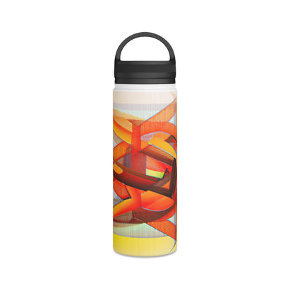 Dorian Stansfield - Magnetic Force, Abstractly - Stainless Steel Water Bottle