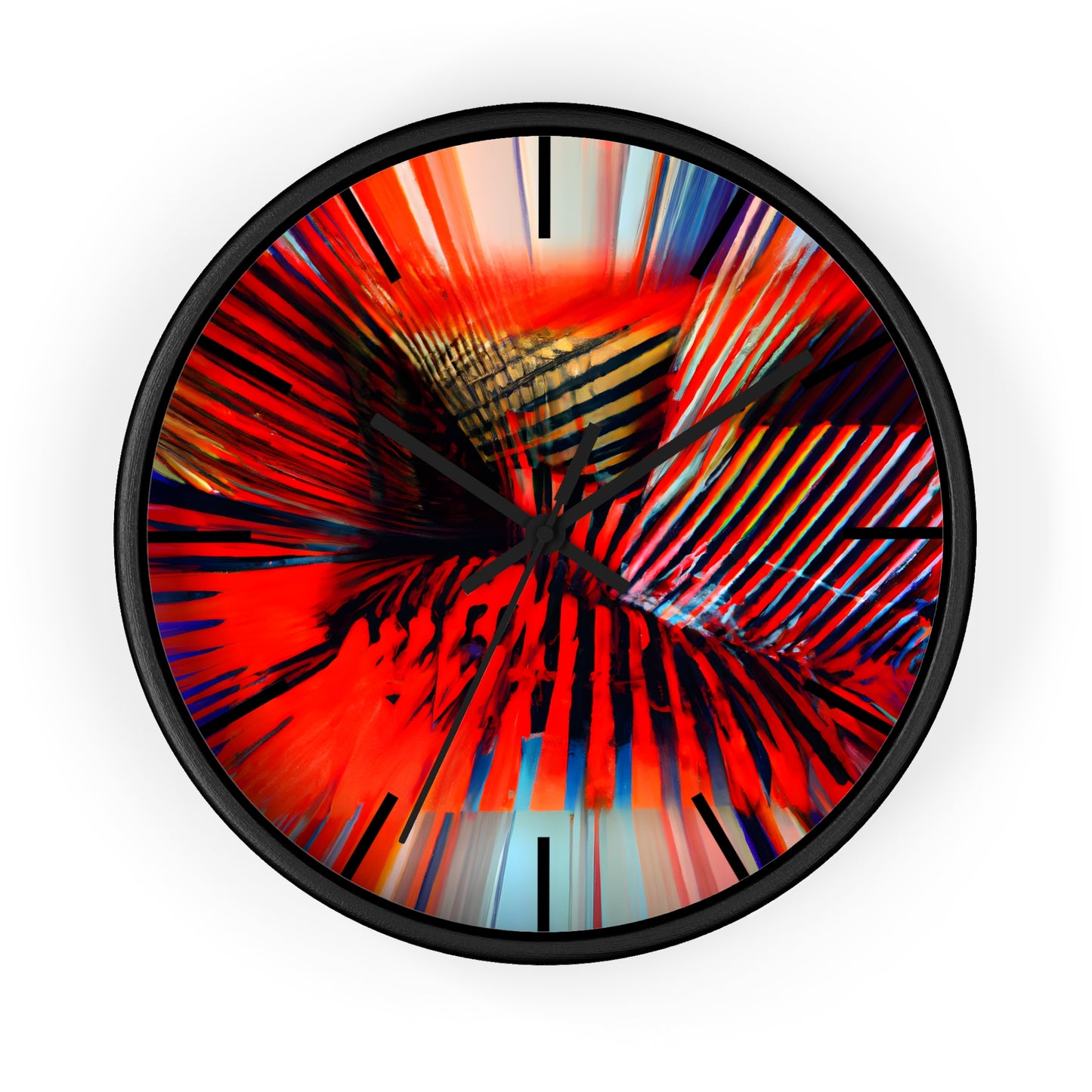 Oliver Maddox - Air Resistance Force, Abstractly - Wall Clock