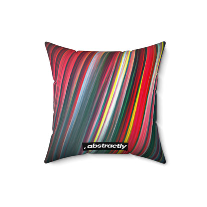 Sharon Bernstein - Air Resistance Force, Abstractly - Faux Suede Throw Pillow