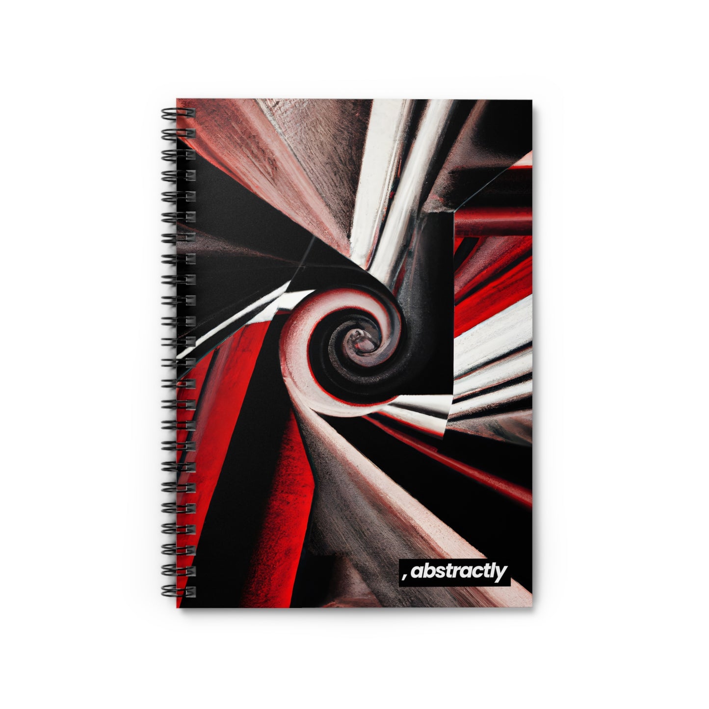 Louisa Eisenberg - Tension Force, Abstractly - Spiral Notebook