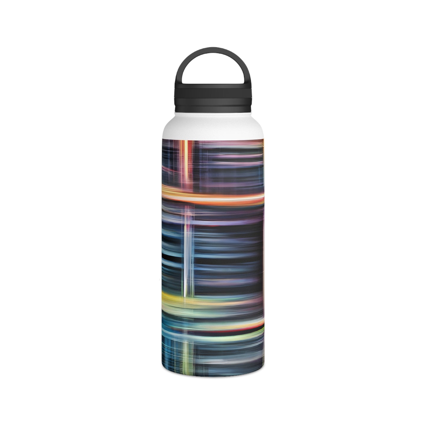 Mary Fermi - Air Resistance Force, Abstractly - Stainless Steel Water Bottle