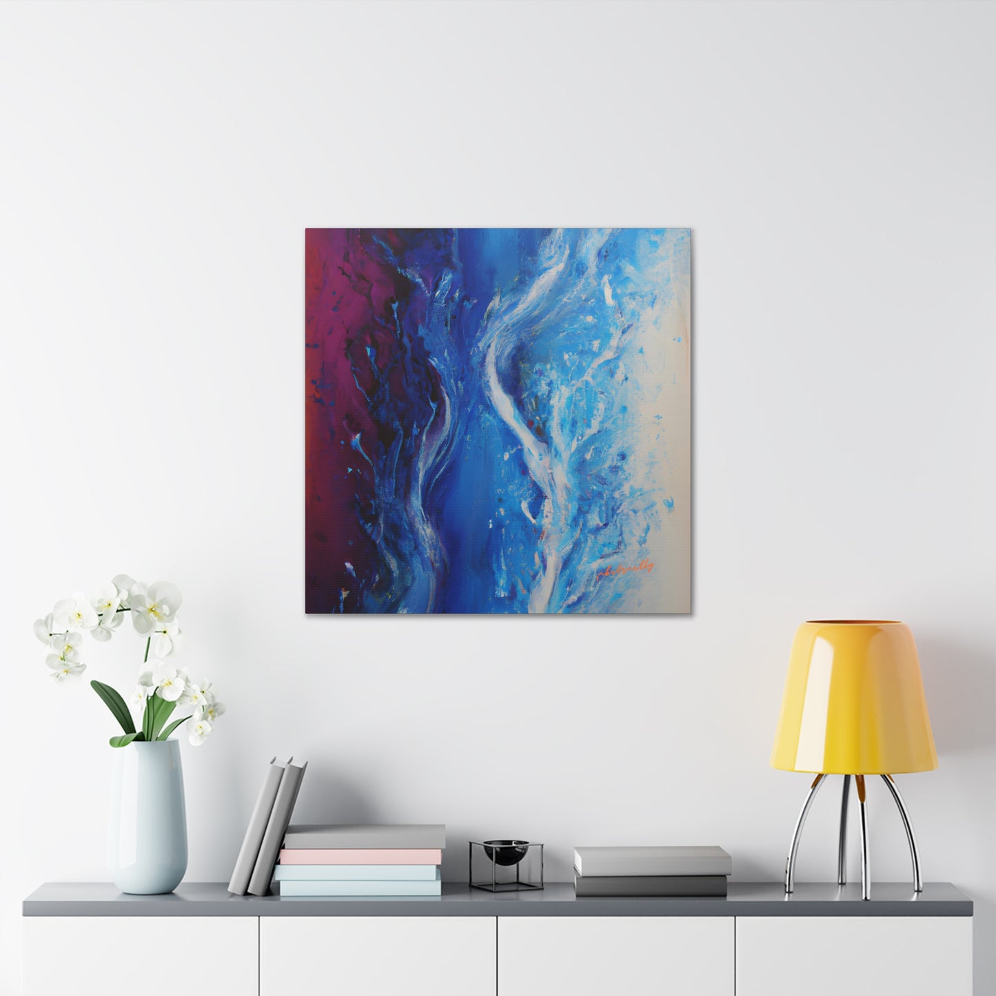 Cerulean Acidum - Chemistry, Abstractly - Canvas