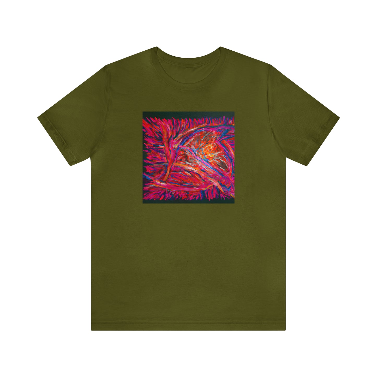 Solarian Crystal Prism - Neon, Abstractly - Tee