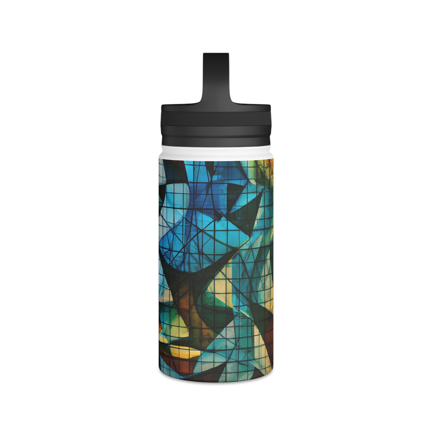 Janet Riggs - Applied Force, Abstractly - Stainless Steel Water Bottle