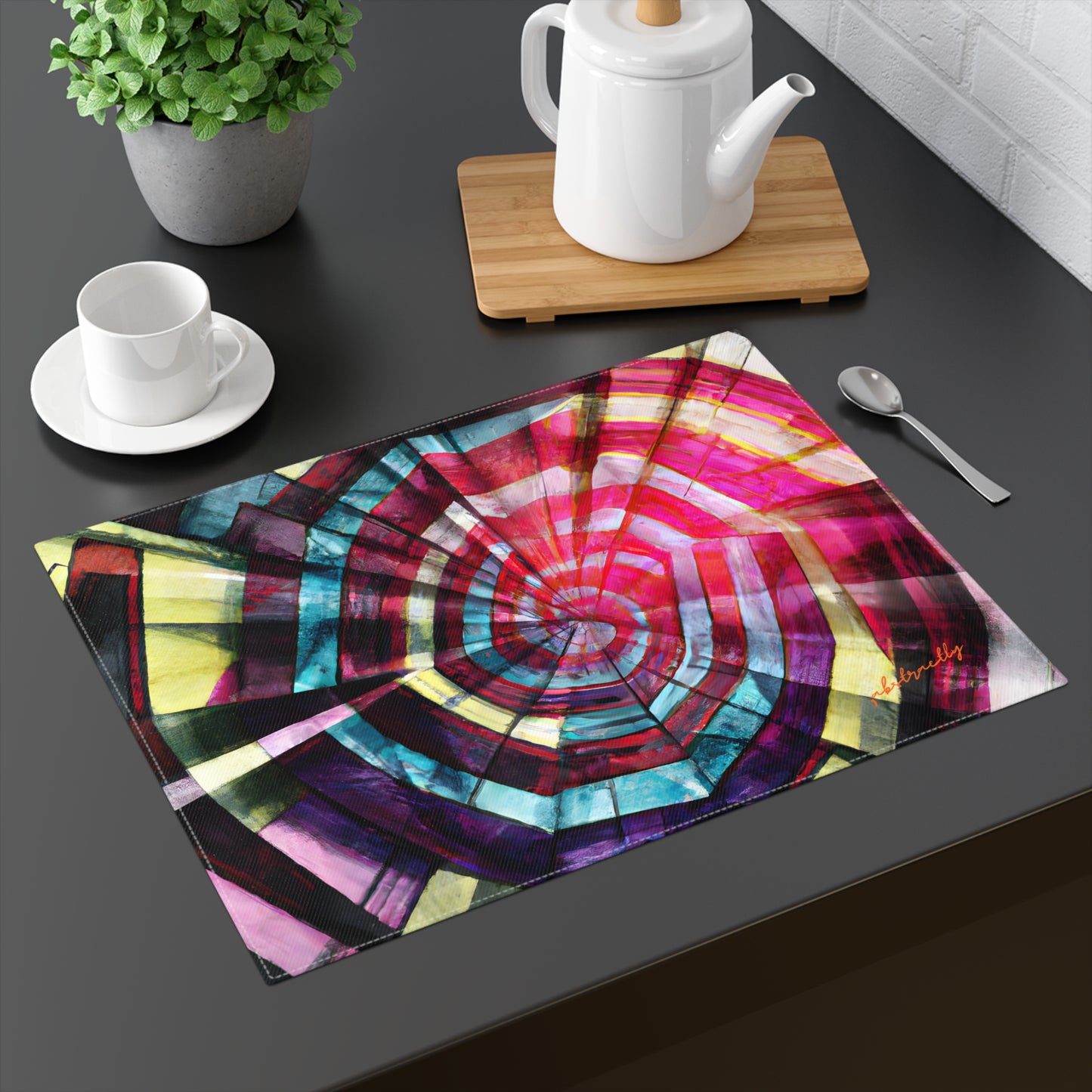 Vera Blackburn - Gravity Force, Abstractly - Placemat