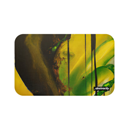 Quantum Aurelia Stone - Oxygen, Abstractly - Bath Mat