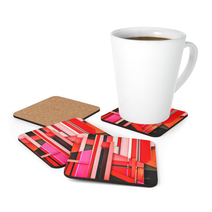 Joseph Whitlock - Weak Force, Abstractly - Corkwood Coaster Set of 4