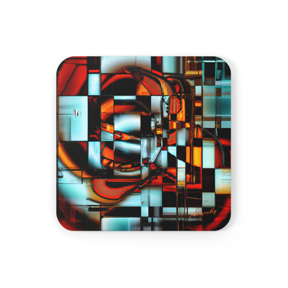 Avery Sinclair - Tension Force, Abstractly - Corkwood Coaster Set of 4