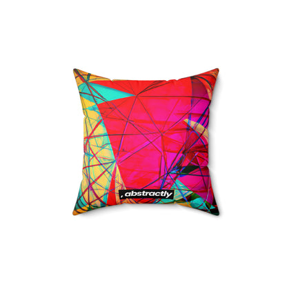 Esther Lombardi - Normal Force, Abstractly - Faux Suede Throw Pillow