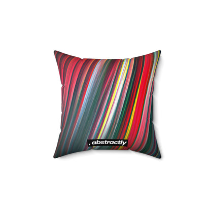 Sharon Bernstein - Air Resistance Force, Abstractly - Faux Suede Throw Pillow